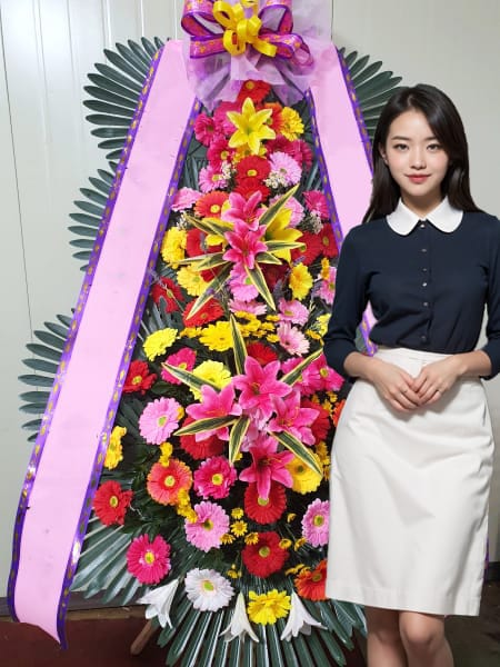 JW메리어트 서울 웨딩 3단화환 기본형